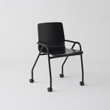 Full Hurdle Castor Chair by Dowel Jones